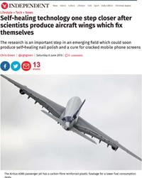 Figure from autonomous damage repair article