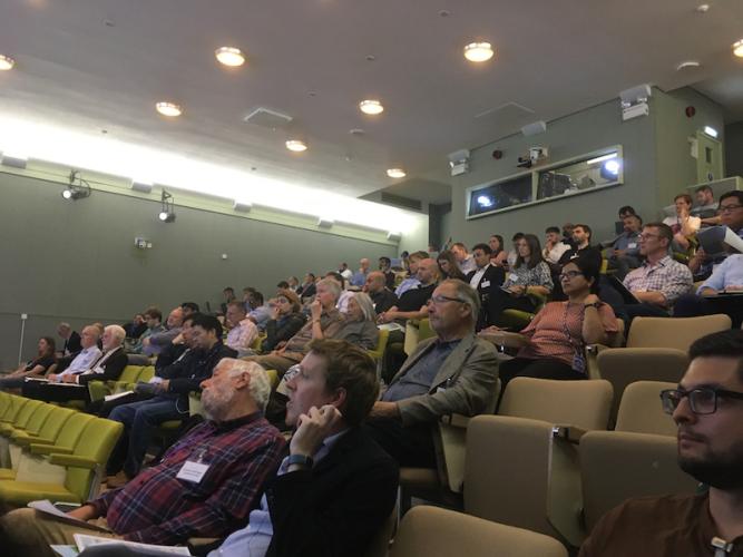 photo of audience in pickavance theatre of summer conference in 2023