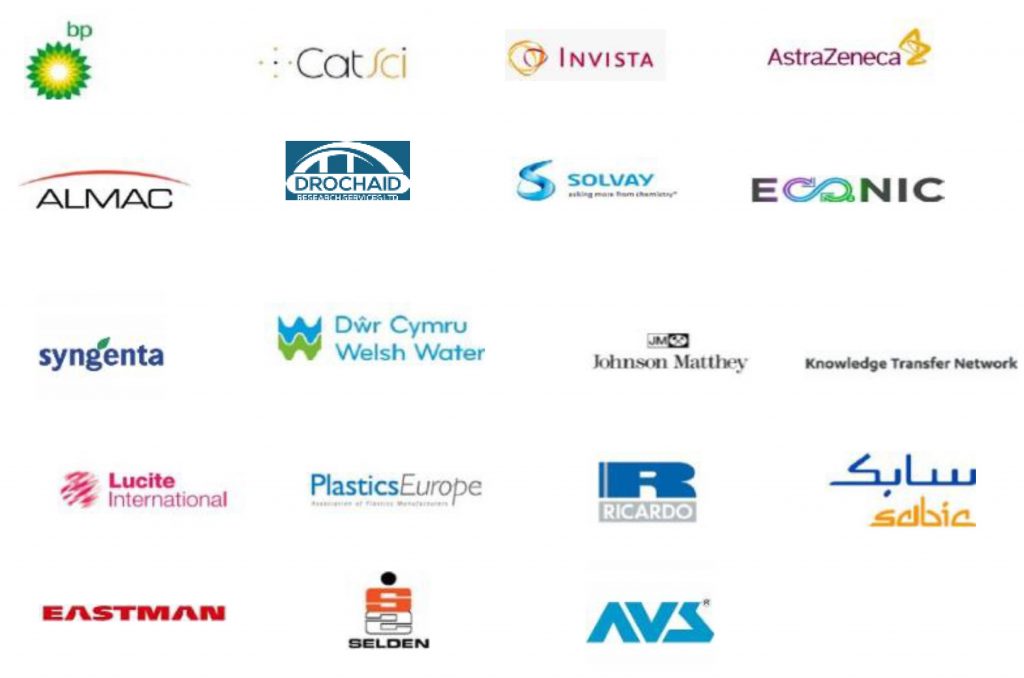 Industrial involvement IAP companies logos