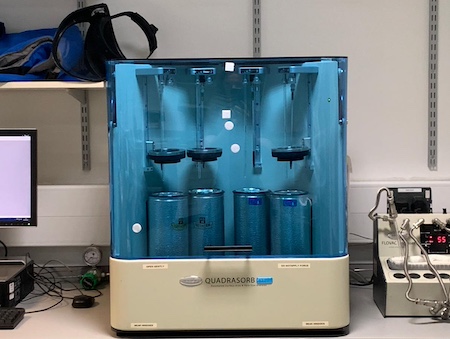 Quantachrome Surface Area Analyser diagram